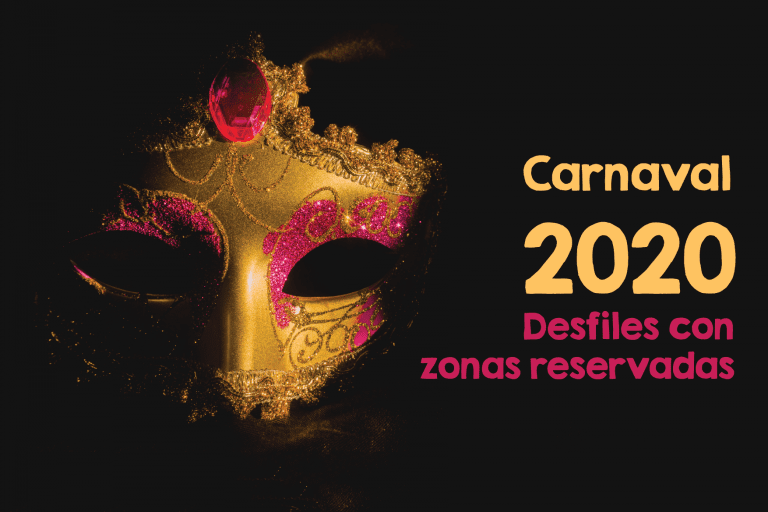 Carnaval 2020 Cartel genérico con el título "Carnaval 2020"