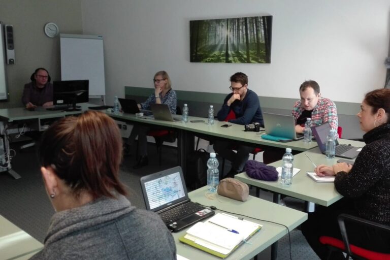 Socios del proyecto europeo reunidos. Socios del proyecto europeo reunidos.