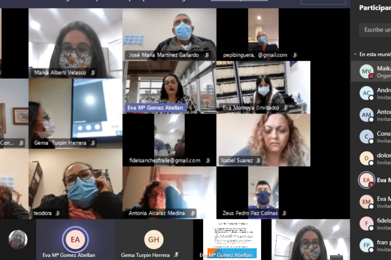 Foto ciclo de charlas SIL Captura de pantalla de una de las charlas a través de Teams.