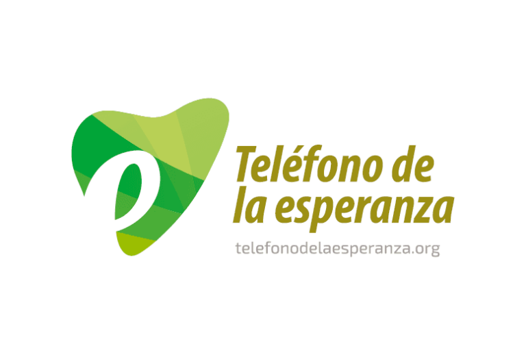 Teléfono de la Esperanza RM Logo teléfono de la Esperanza sobre fondo blanco.