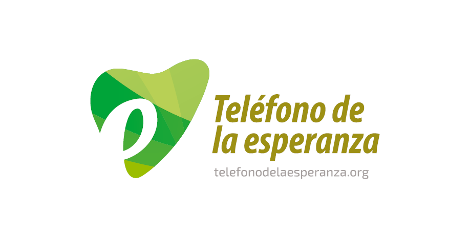 Teléfono de la Esperanza RM Logo teléfono de la Esperanza sobre fondo blanco.
