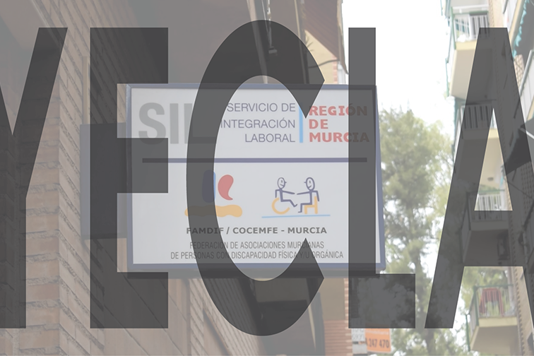 Cartel del SIL con el sobrenombre de YECLA. Cartel del SIL con el sobrenombre de YECLA.