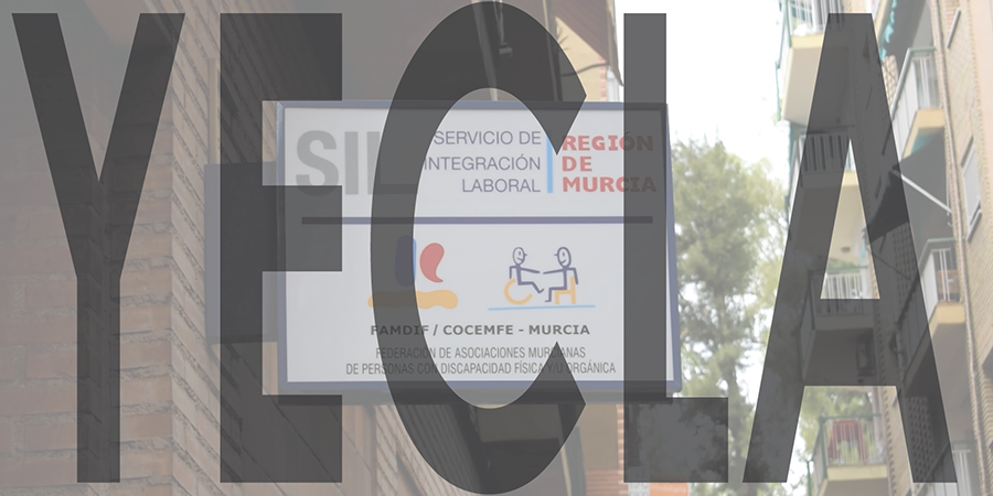 Cartel del SIL con el sobrenombre de YECLA. Cartel del SIL con el sobrenombre de YECLA.