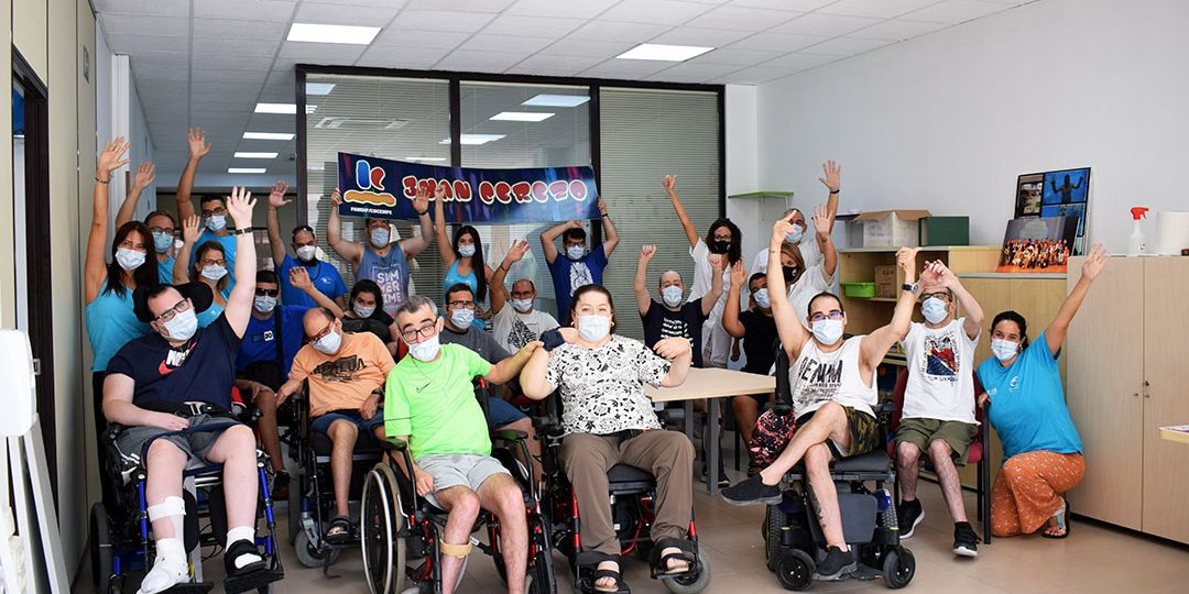 Centro de Día JUAN CEREZO. Jóvenes con discapacidad del CENTRO DE DÍA JUAN CEREZO.