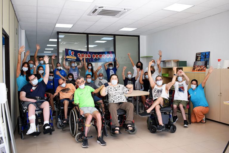 Centro de Día JUAN CEREZO. Jóvenes con discapacidad del CENTRO DE DÍA JUAN CEREZO.