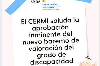 CERMI-aprobación-baremo-valoración-grado-discapacidad CERMI-aprobación-baremo-valoración-grado-discapacidad