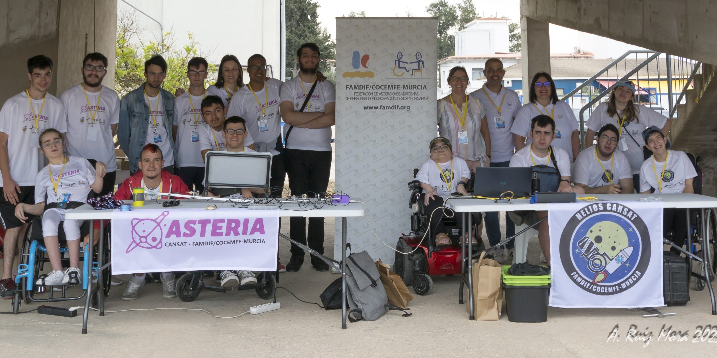 Equipos de FAMDIF en la competición CANSAT