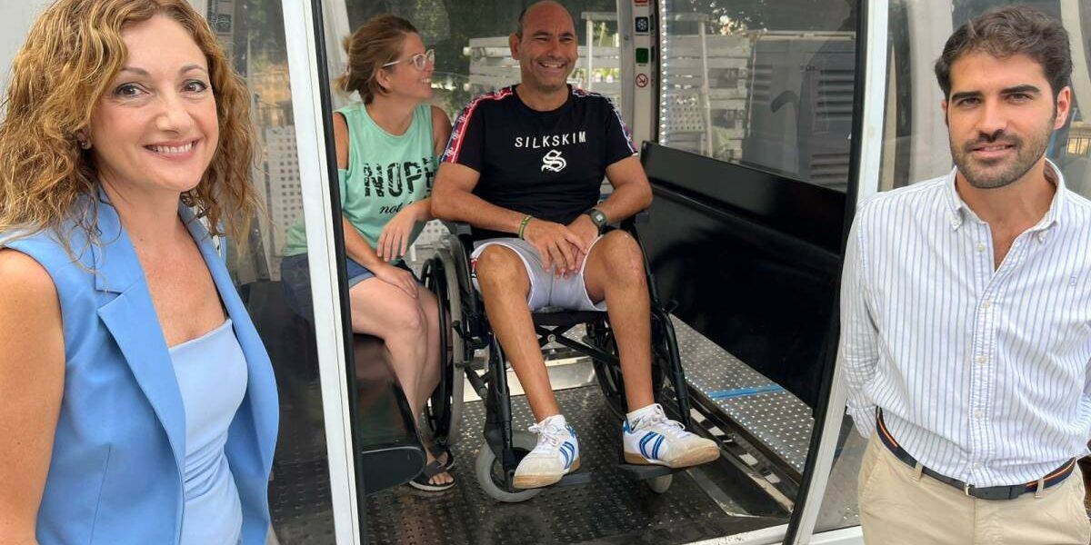 Usuario centro de Día en la Noria de la Feria de Murcia