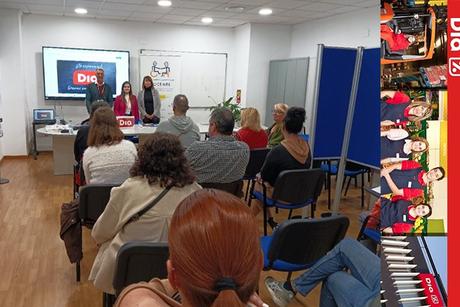 Charla supermercados DIA Empresa Inclusiva DIA trabajos discapacidad