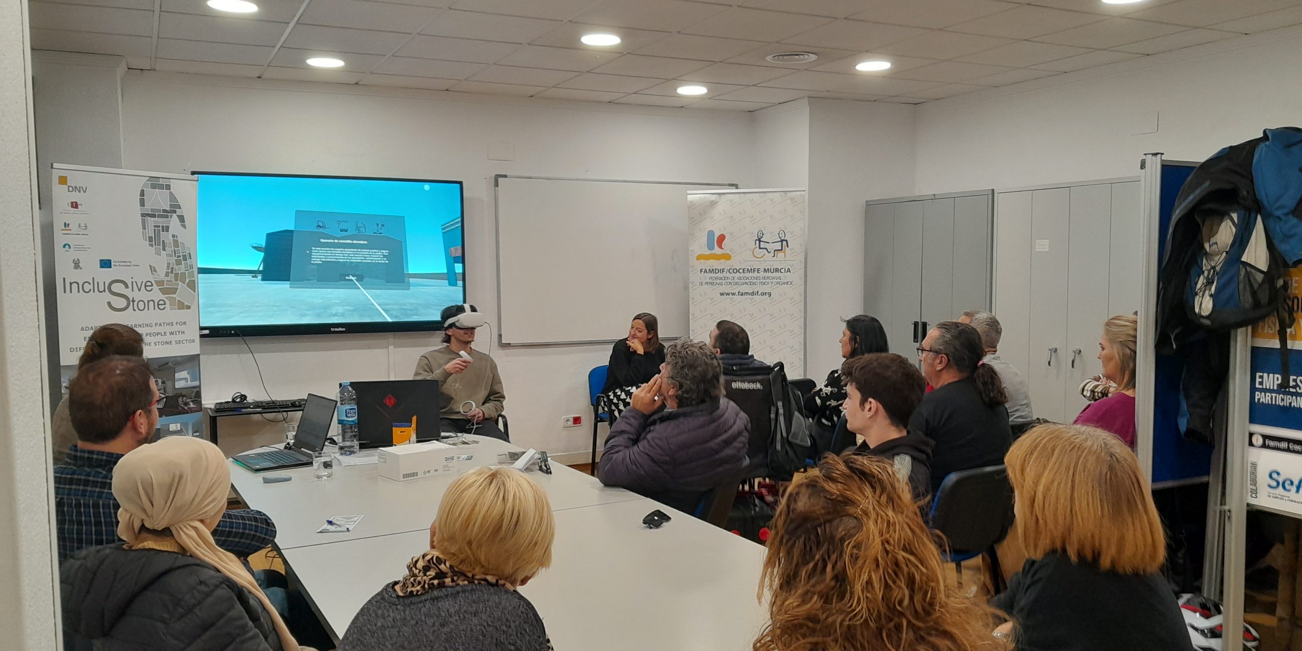 prueba piloto inclusive stone Prueba piloto del proyecto INCLUSIVE STONE