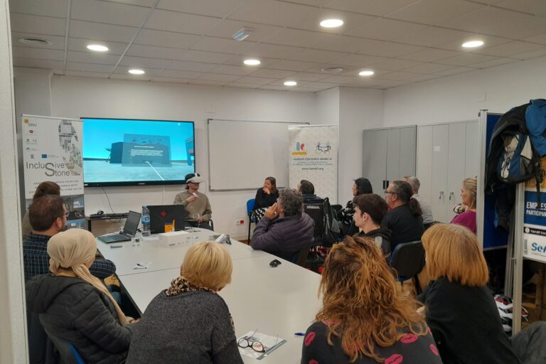 prueba piloto inclusive stone Prueba piloto del proyecto INCLUSIVE STONE