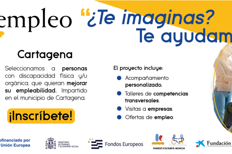 Proyecto + empleo Cartagena Proyecto + empleo Cartagena discapacidad