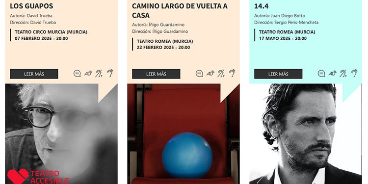 Obras de teatro accesible en Murcia