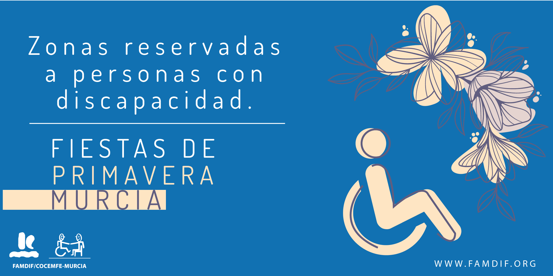 Zonas reservadas personas con discapacidad fiestas de Murcia