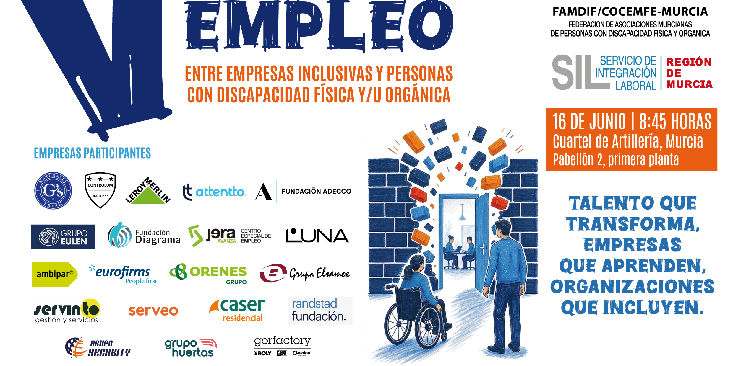 V Feria de empleo para personas con discapacidad V Feria de empleo para personas con discapacidad