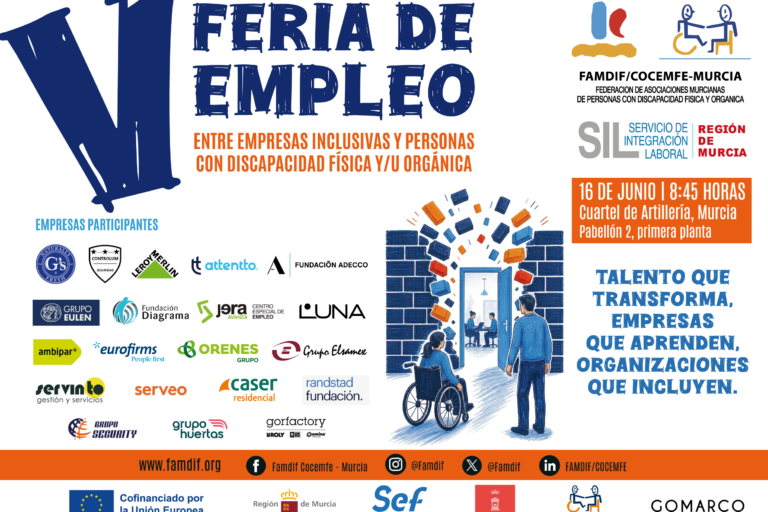 V Feria de empleo para personas con discapacidad V Feria de empleo para personas con discapacidad