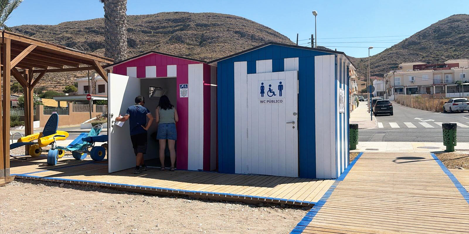 Accesibilidad playas en la Región de Murcia.